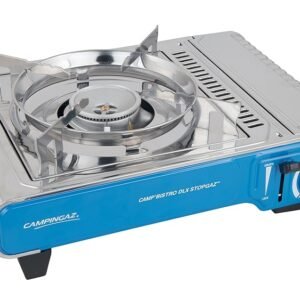 Campingaz Camp'Bistro Gaskocher, Campingkocher 1-flammig, 2.200 Watt Leistung, kompakter 1-Brenner Outdoor-Gaskartuschenkocher mit Tragekoffer