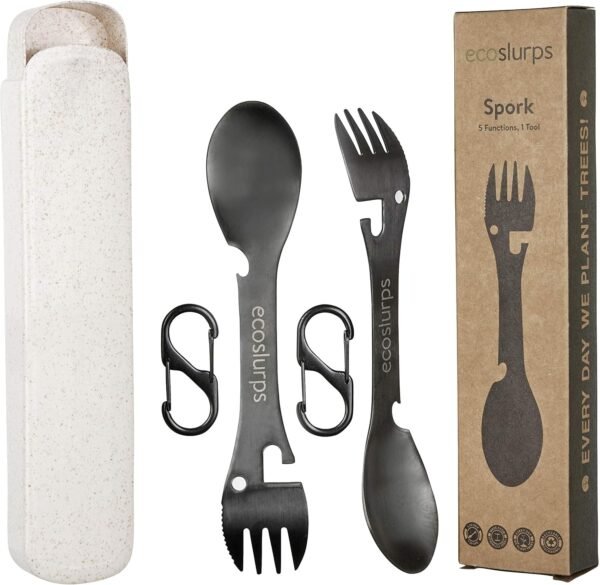 EcoSlurps Titanspork mit Etui umweltfreundlich robust vielseitig fürs Camping