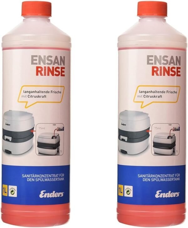 Enders Sanitärflüssigkeit Ensan Rinse für hygienische Campingtoiletten mit Citrusduft