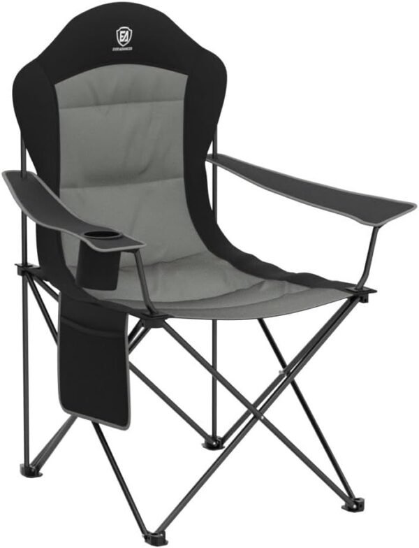EVER ADVANCED Campingstuhl bis 160 KG belastbar mit hoher Rückenlehne und Tragetasche ideal fürs Outdoor