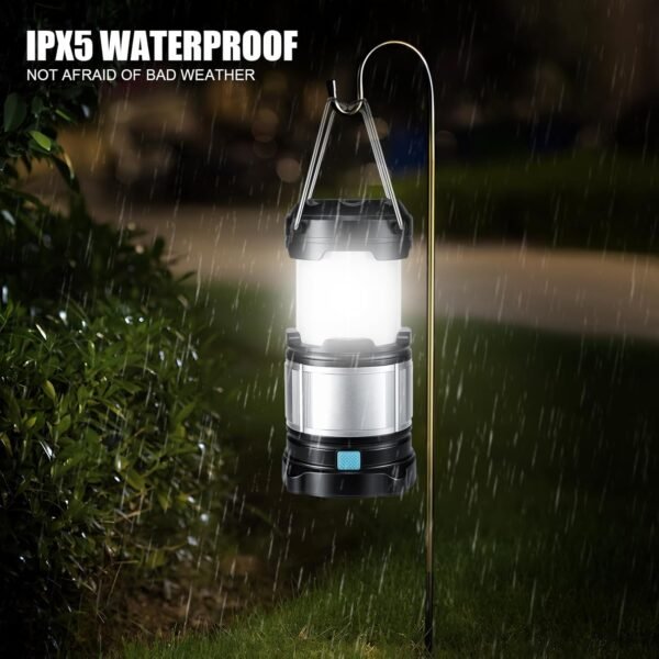 EXTSUD IPX5 wasserdichte LED Campinglampe mit Powerbank und vier Lichtmodi ideal fürs Nachtfischen
