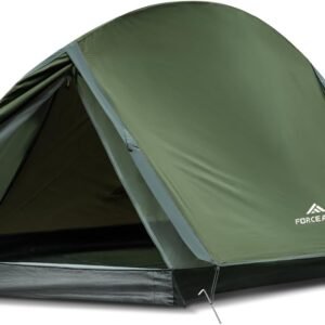 Forceatt Tent, 1/2 Person Camping Tent, Ultralight Small Pack Size Tent, 1 Person, Waterproof, Quick Assembly, Double Layer Dome Tents, for Camping, Motorcycle Trips, Trekking,...
