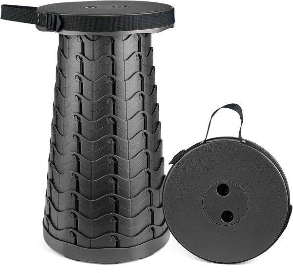 Hesanzol Teleskophocker Tragbar Stabil Verstellbar Perfekt Für Camping Outdoor
