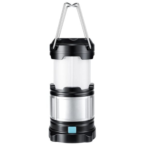 IPX5 LED Camping Laterne Helle Campinglampe Led USB Lampe Taschenlamp wiederaufladbare Power Bank Eingebaute Batterie,4 Licht Modi für Nachtfischen,Jagen