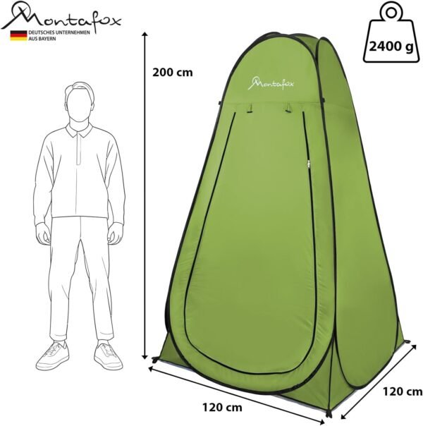 Montafox Pop Up Zelt XXL mit UV-Schutz ideal fürs Camping und Outdoor Abenteuer