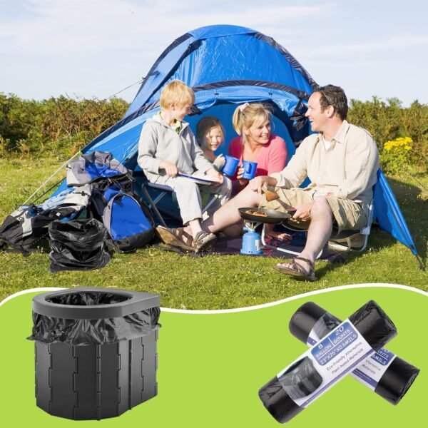 Moosono biologisch abbaubare Toilettenbeutel robust und wasserdicht für Camping