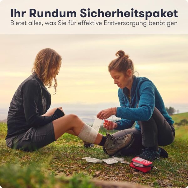 PURAHELP Mini Erste Hilfe Set kompakt robust ideal für Reisen Camping Outdoor Fahrrad