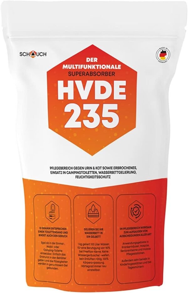 Schauch Superabsorber Gel für Campingtoiletten maximale Geruchskontrolle und Feuchtigkeitsschutz