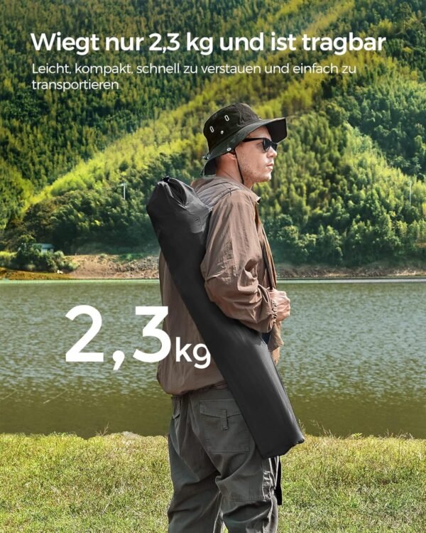 SONGMICS faltbare Campingstühle mit Getränkehalter und stabilem Rahmen ideal fürs Outdoor-Abenteuer